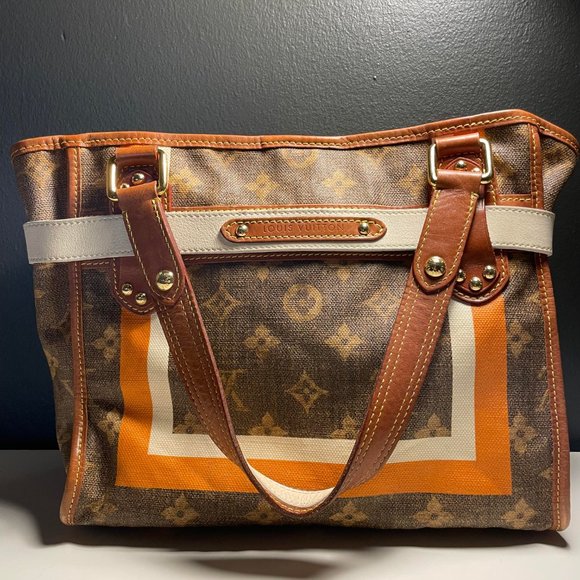 VINTAGE LOUIS VUITTON Tisse Rayures tote bag M56386 - Limited edition - Picture 3 of 12